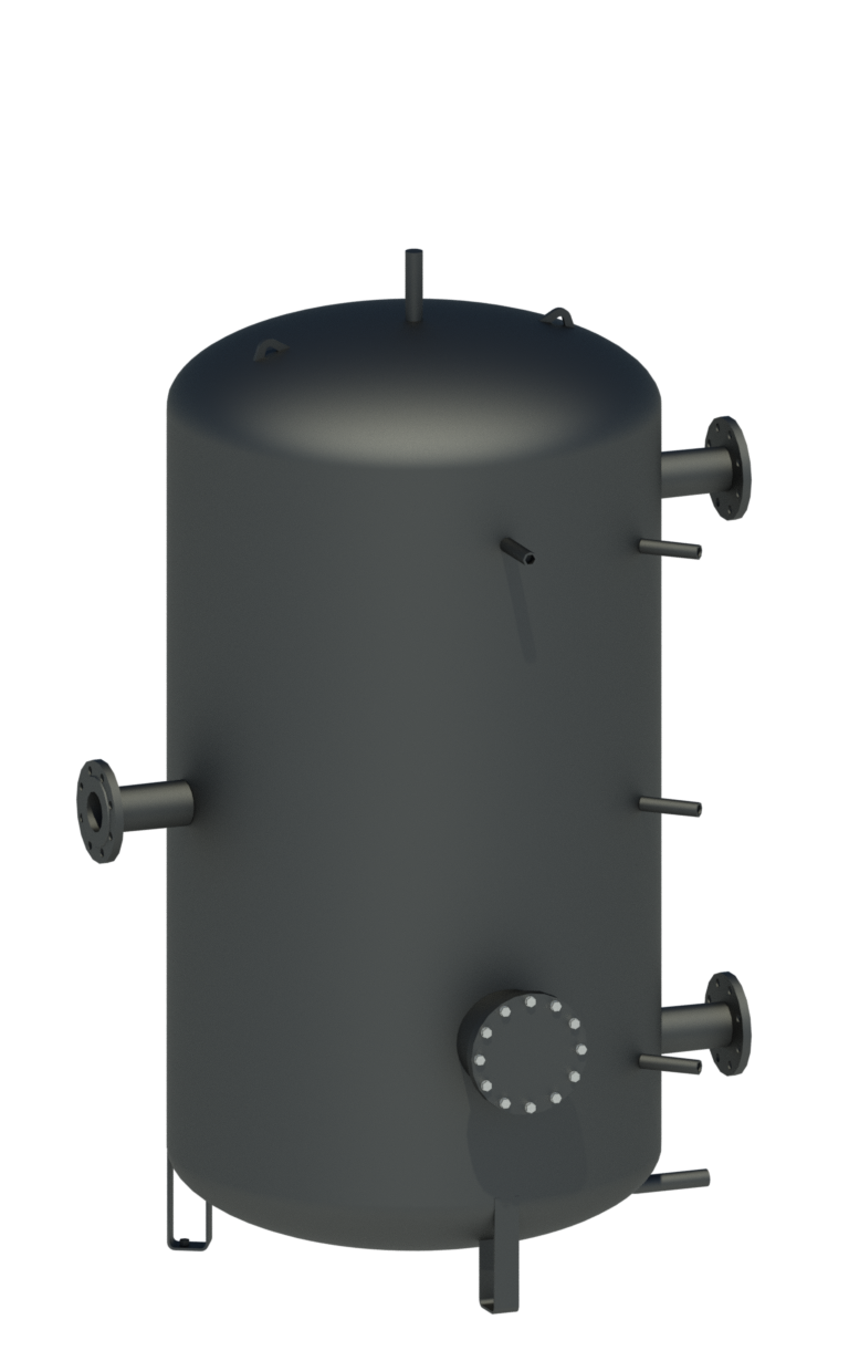 Komfort buffervat 1200l, excl. isolatie, tbv alpha innotec WP pro series